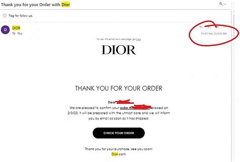 how to track my dior order|Dior order tracking number.